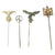 Original German WWII Stick Pin Collection - Lot of 28 Original Items