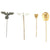 Original German WWII Stick Pin Collection - Lot of 28 Original Items