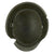 Original German WWII M42 Wehrmacht No Decal KIA Shot Through Helmet Shell with Liner Band - ckl64 Original Items