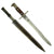 Original U.S. Pre-WWI M1892 Bayonet and Scabbard for Springfield Krag-Jørgensen Rifles - dated 1901 Original Items