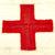 Original U.S. WWI / WWII Red Cross Medic Cloth Flag - 50" x 30" Original Items