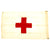 Original U.S. WWI / WWII Red Cross Medic Cloth Flag - 50" x 30" Original Items