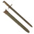 Original U.S. WWI & WWII M1905 Springfield 16" Rifle Bayonet marked S.A. with USN Mk1 Scabbard - dated 1918 Original Items