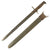 Original U.S. WWI & WWII M1905 Springfield 16" Rifle Bayonet marked S.A. with USN Mk1 Scabbard - dated 1918 Original Items