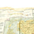 Original U.S. WWII Silk Escape Map of Western Europe 43/C 43/D Original Items