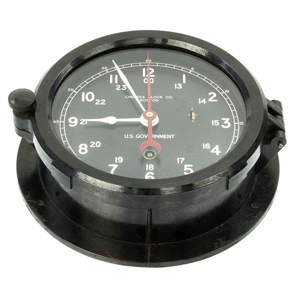 Original U.S. Vietnam War Era 24 Hour Chelsea Clock - U.S. Government ...