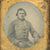 Original U.S. Civil War Confederate Officer Sixth Plate Tintype Original Items