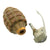 Original U.S. WWII MkII Green Overpainted Yellow Early War High Explosive Pineapple Inert Grenade Original Items