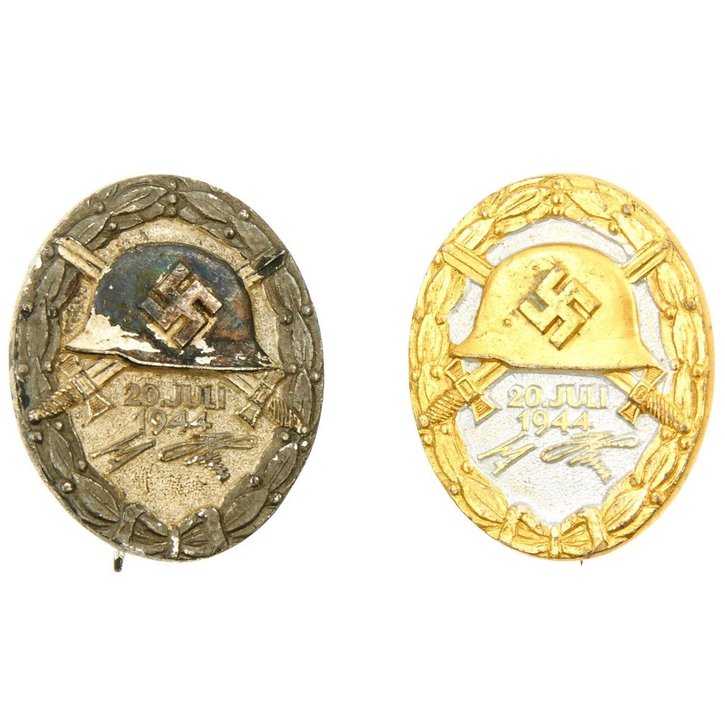 German WWII July 20th 1944 High Quality Reproduction Wound Badge Set Original Items