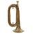 Original WWII Imperial Japanese Military Brass Bugle with Marked Mouthpiece Original Items