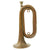 Original WWII Imperial Japanese Military Brass Bugle with Marked Mouthpiece Original Items