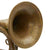 Original WWII Imperial Japanese Military Brass Bugle with Marked Mouthpiece Original Items
