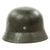 Original German WWII Army Heer M40 Single Decal Steel Helmet with Size 56 Liner - ET64 Original Items