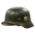Original German WWII Army Heer M40 Single Decal Steel Helmet with Size 56 Liner - ET64 Original Items