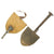 Original U.S. WWI M1912 Experimental Entrenching Shovel with Picket Pin and Carrier Original Items