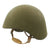 Original U.S. WWII Rare USMC Issued USN MK2 Talker Flak Helmet with Chin Strap Original Items