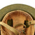 Original U.S. WWII M1917A1 Named Kelly Helmet with Textured Paint - Pvt. Grant King Original Items