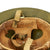 Original U.S. WWII M1917A1 Named Kelly Helmet with Textured Paint - Pvt. Grant King Original Items