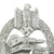 Original German WWII Panzer Assault Tank Badge Silver Grade by Rudolf Karneth Original Items