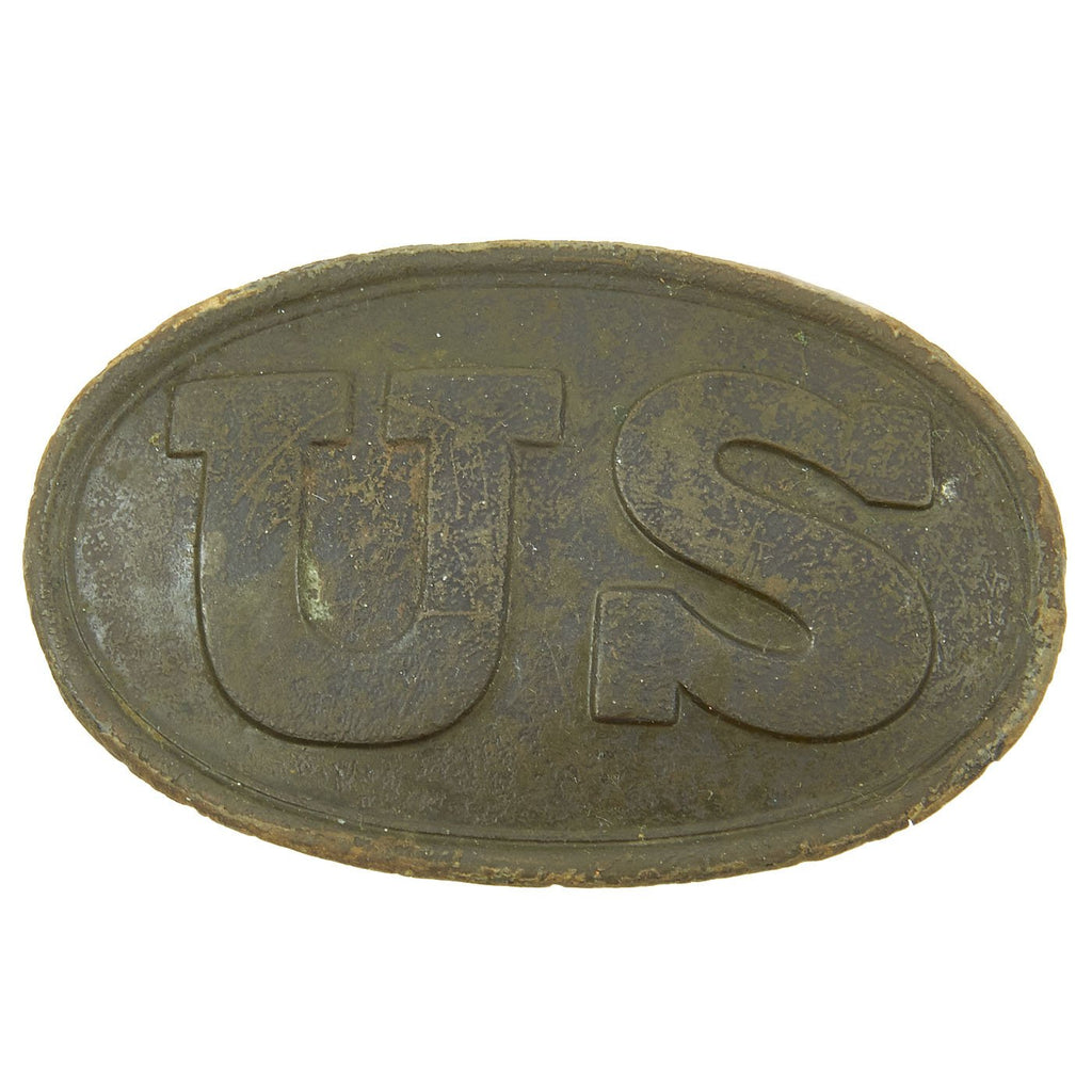 Original U.S. Civil War Chickamauga Battlefield Excavated Federal 1839 Pattern Brass Belt Buckle Original Items