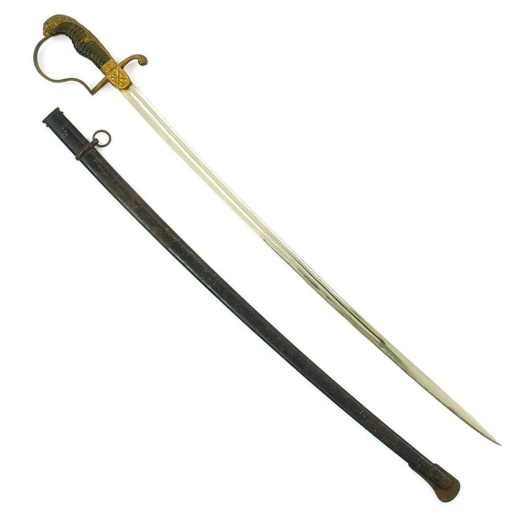 Original Imperial German WWI Artillery Officer's Lion Head Sword by Weyersberg Kirschbaum & Cie Original Items
