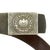 Original German WWII Wehrmacht Army Heer Belt with Pebbled Aluminum Buckle Original Items