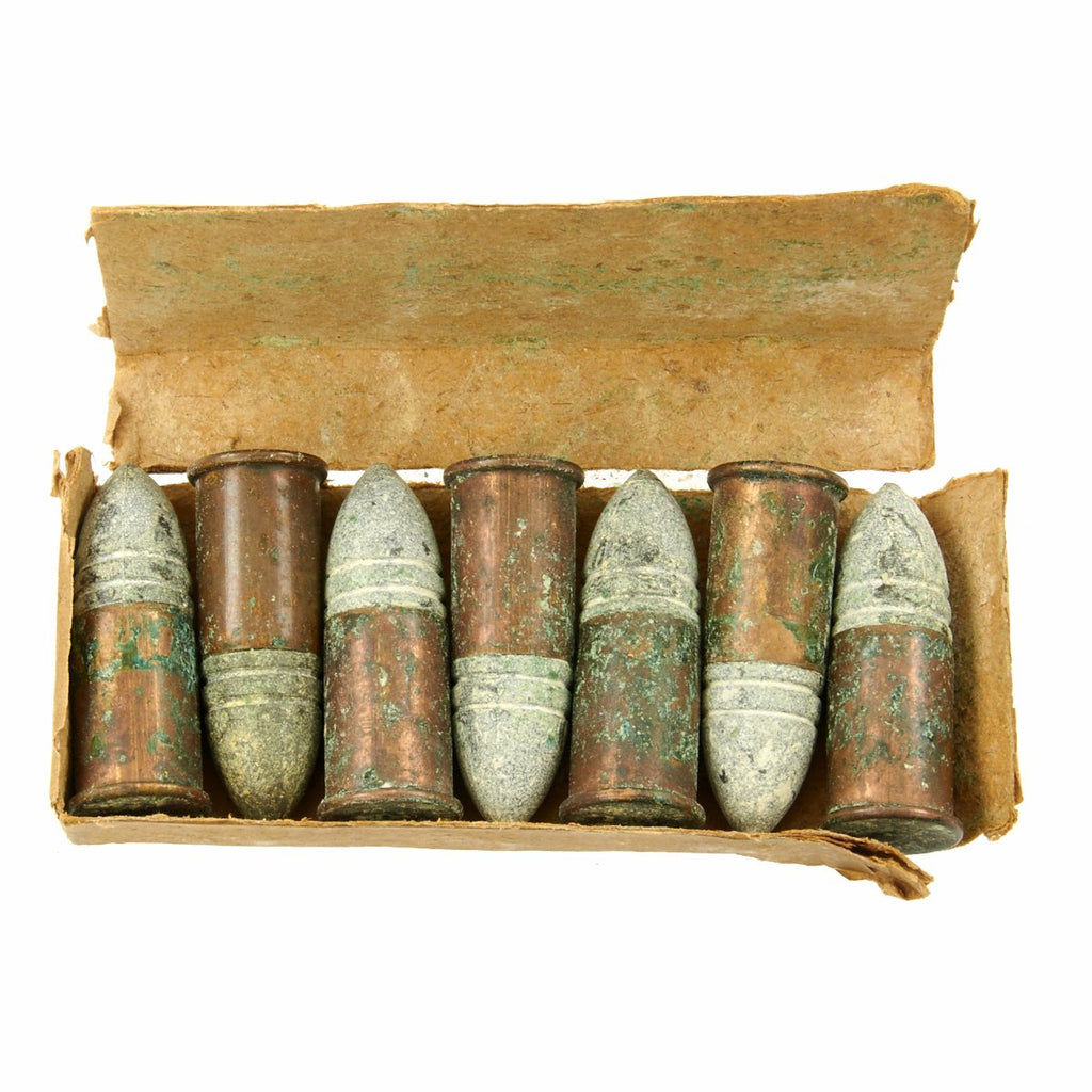 Original U.S. Civil War Era .56-56 Spencer Cartridges in Box Original Items
