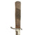 Original German WWI Trench Fighting Knife by Demag of Duisburg with Ribbed Grips & Scabbard Original Items