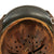 Original German WWII Tropical Camouflage Luftwaffe Double Decal M35 Helmet - Stamped Q64 Original Items