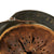 Original German WWII Tropical Camouflage Luftwaffe Double Decal M35 Helmet - Stamped Q64 Original Items