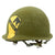 Original U.S. Vietnam War 1st Air Cavalry Division Reconnaissance Unit Marked M1 Helmet Original Items