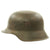 Original German WWII M42 SS Single Decal Helmet with Bring Back Certificate - Size 64 Original Items