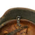 Original German WWII M42 SS Single Decal Helmet with Bring Back Certificate - Size 64 Original Items