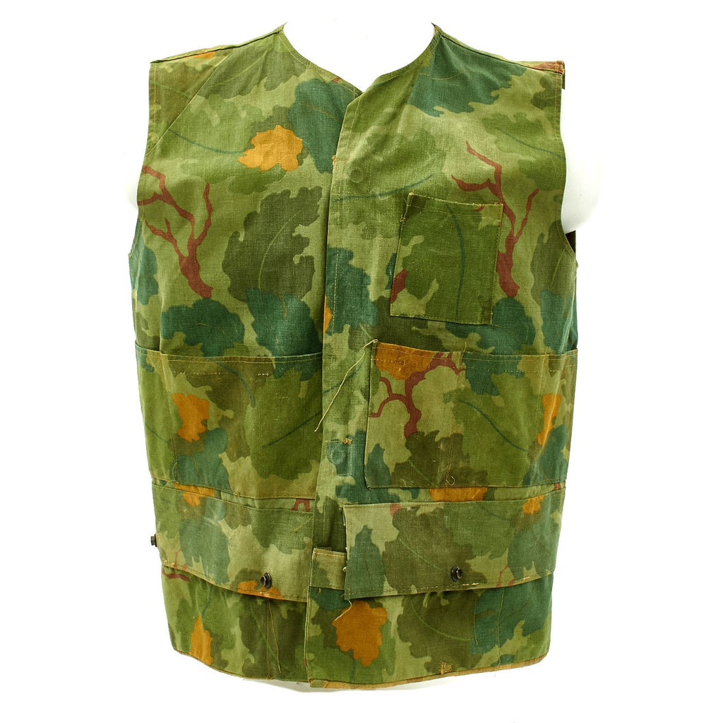Original U.S. Vietnam War River Rat Patrol Boat Modified Mitchell Maple Leaf Pattern Vest Original Items