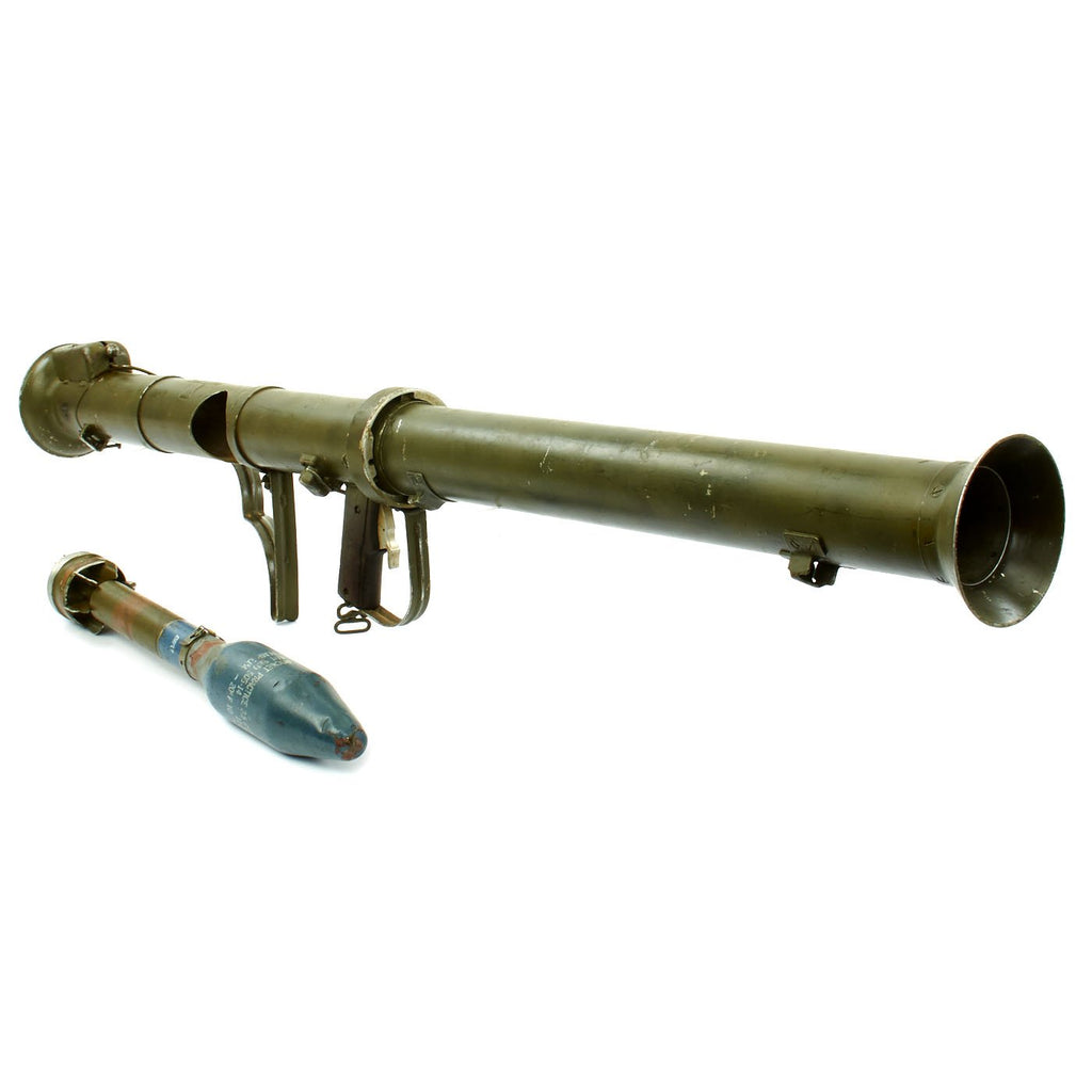 Original U.S. M20 A1 B1 3.5 Inch Display Super Bazooka Launcher with Inert Rocket Original Items