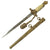 Original WWII German 2nd Model Naval Dagger by Carl Eickhorn with Lightning Bolt Scabbard & Portepee Original Items