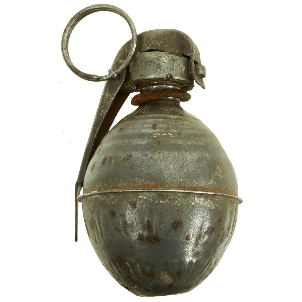 Original French WWI 1915-1917 Egg Hand Grenade Original Items