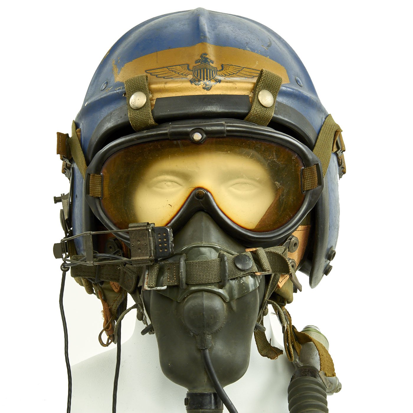 Vintage Navy Flight Helmet Original Navy USN 1950s Gentex H-4 Flight Helmet With Cloth Helme International Military Antiques Vintage Navy Flight Helmet Original Navy USN 1950s Gentex H-4 Flight Helmet With Cloth Helme International Military Antiques