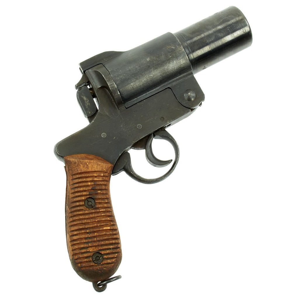 Original Japanese WWII 35mm Type 10 Flare Signal Pistol - Serial 6651 Original Items