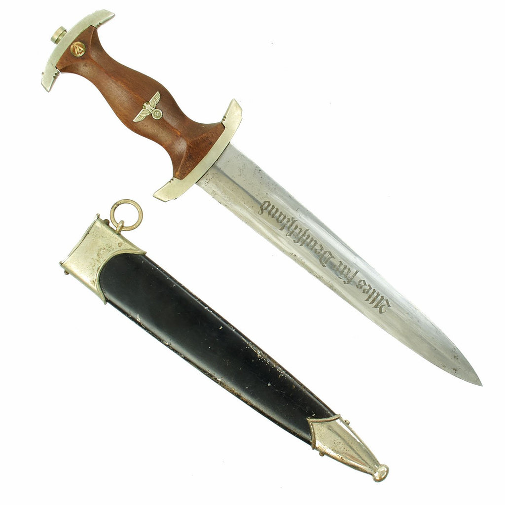 Original German WWII Ground Ernst Röhm Signed NSKK Dagger by Carl Eickhorn Original Items