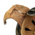 Original German WWII 2nd Pattern NSKK Crash Helmet by EREL issued to MotorSportSchule Rheindahlen Original Items