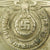 Original German WWII Early SS EM/NCO Nickel Belt Buckle by Overhoff & Cie - Schutzstaffel Original Items