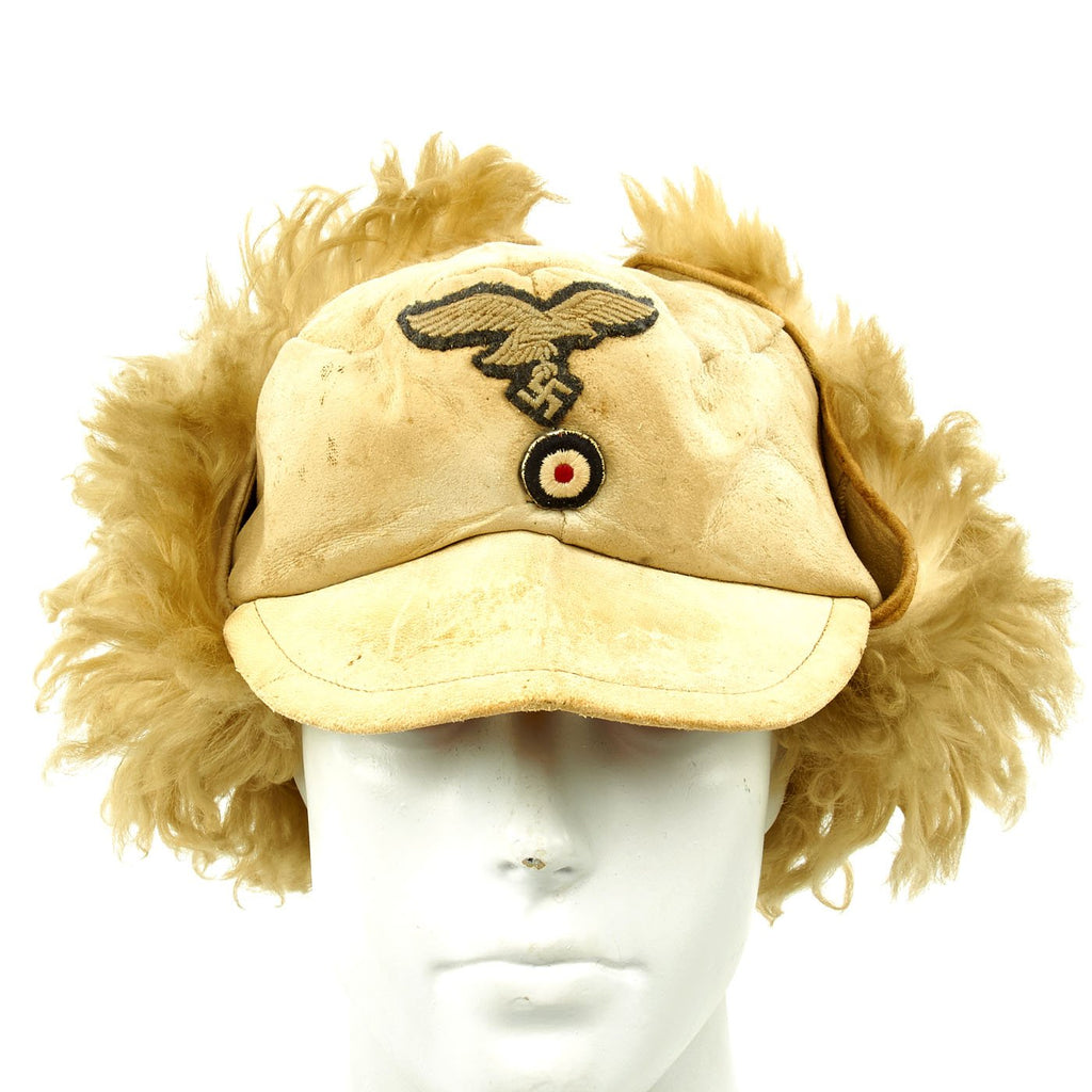 Original German Luftwaffe M43 Winter Field Cap - Size 59 Original Items