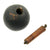 Original French WWI Model 1847 Ball Hand Grenade with Fuse - Inert Original Items
