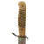 Original German WWII Ribbed Wood Handle Trench Fighting Knife with Steel Boot Scabbard Original Items