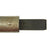 Original German WWII Ribbed Wood Handle Trench Fighting Knife with Steel Boot Scabbard Original Items