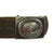 Original German WWII Luftwaffe Leather Belt with Steel Painted Buckle - both dated 1942 Original Items