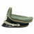 Original German WWII Army Heer Officer Visor Crush Cap by Schellenberg with Photo of USGI Wearing Hat Original Items