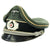 Original German WWII Army Heer Officer Visor Crush Cap by Schellenberg with Photo of USGI Wearing Hat Original Items