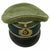 Original German WWII Army Heer Officer Simulated Crusher Visor Cap Original Items